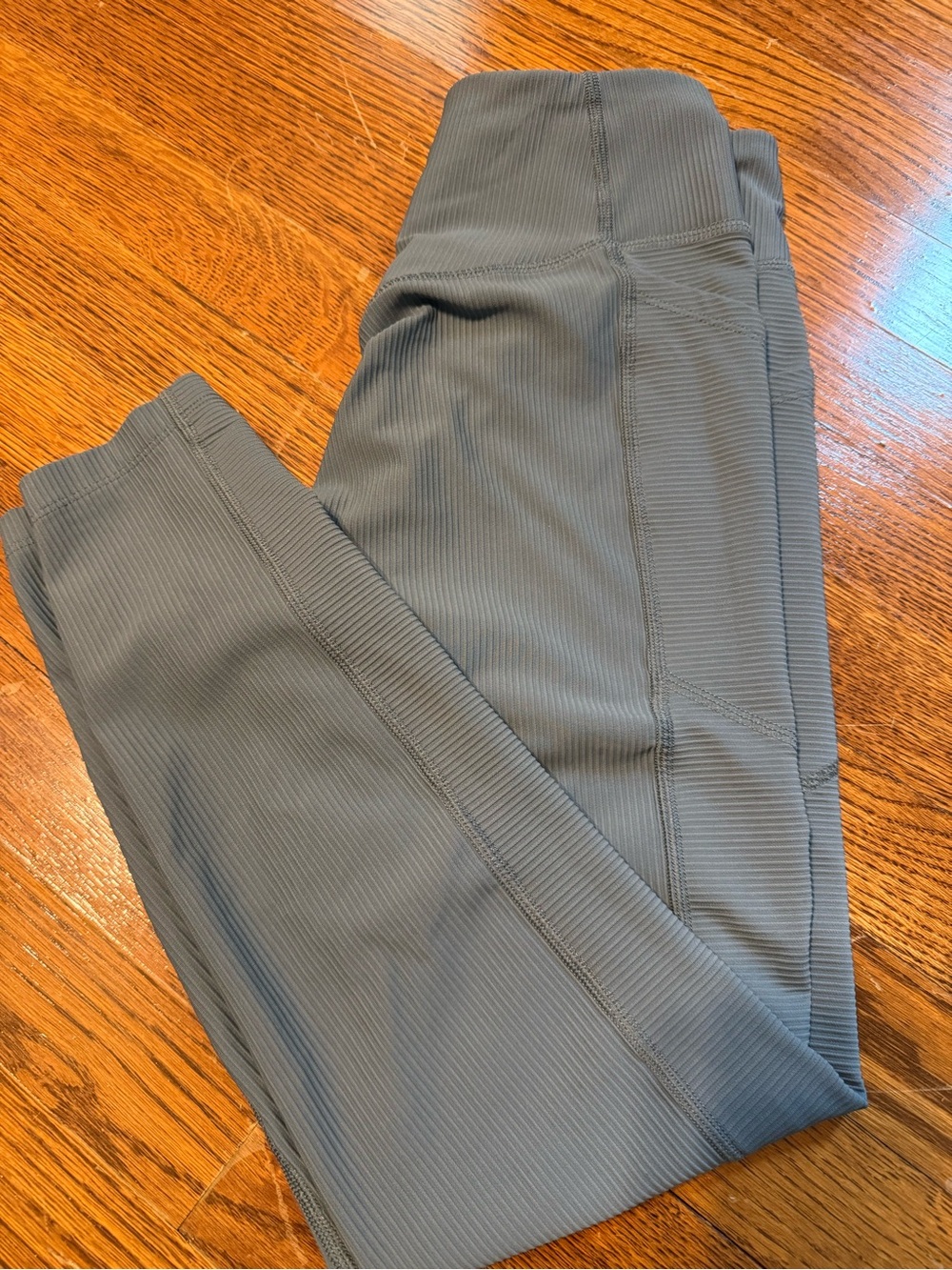 Old Navy Women's Ribbed High-Rise Leggings - Slate Blue/Gray
